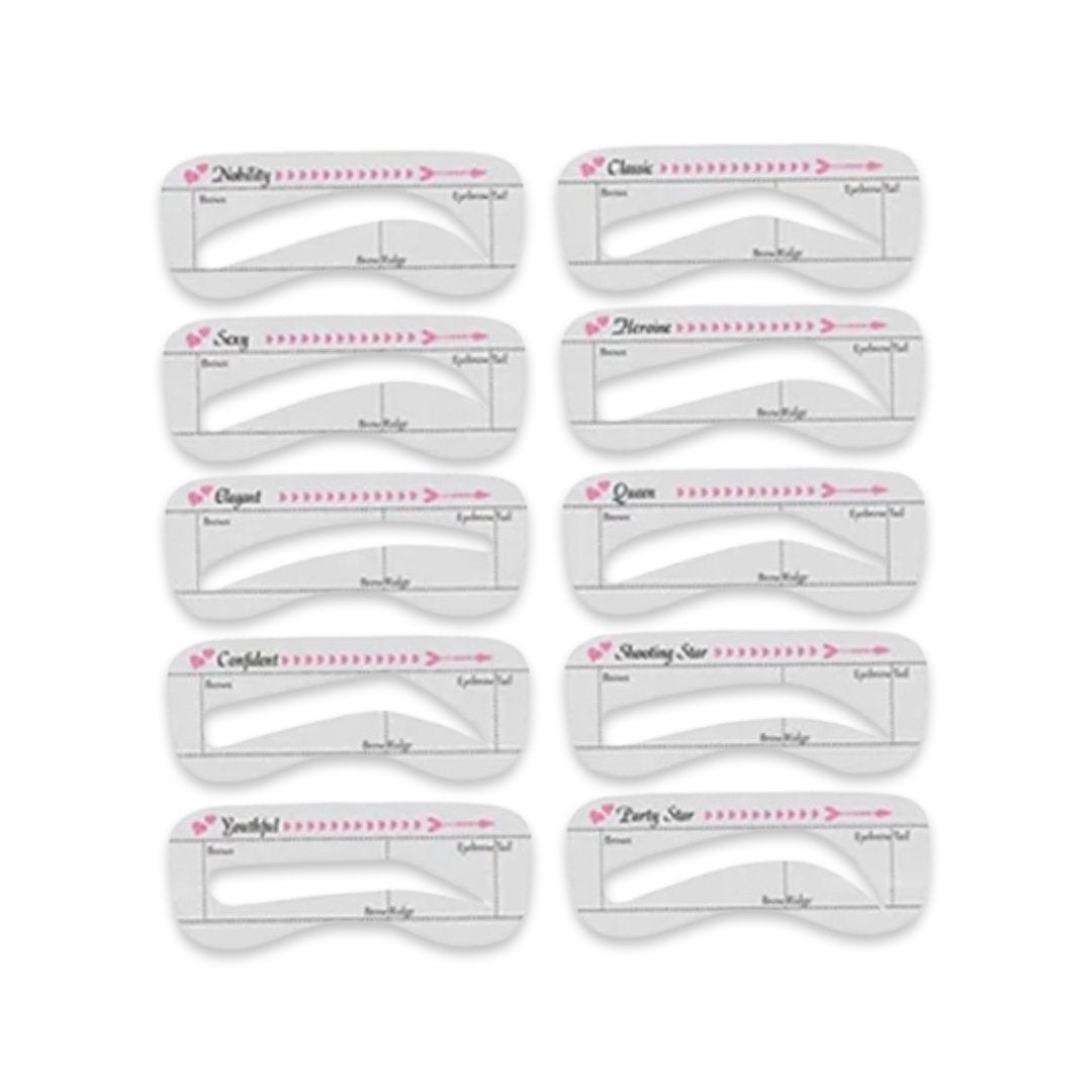 Eyebrow Stencils - Lux Brows AU Lash Supplies