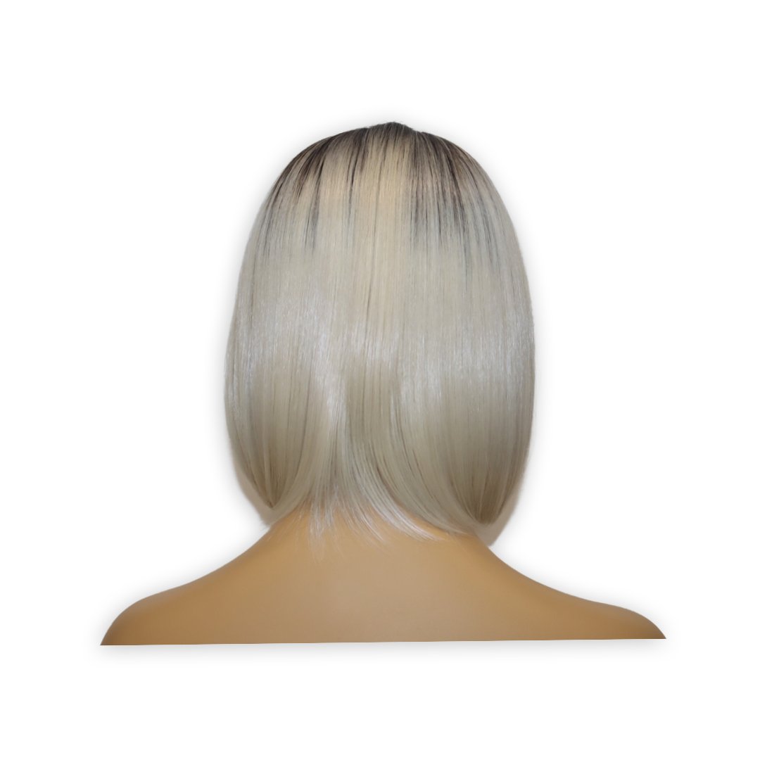 Synthetic Wig Dark Root/Blonde - Lux Brows Au